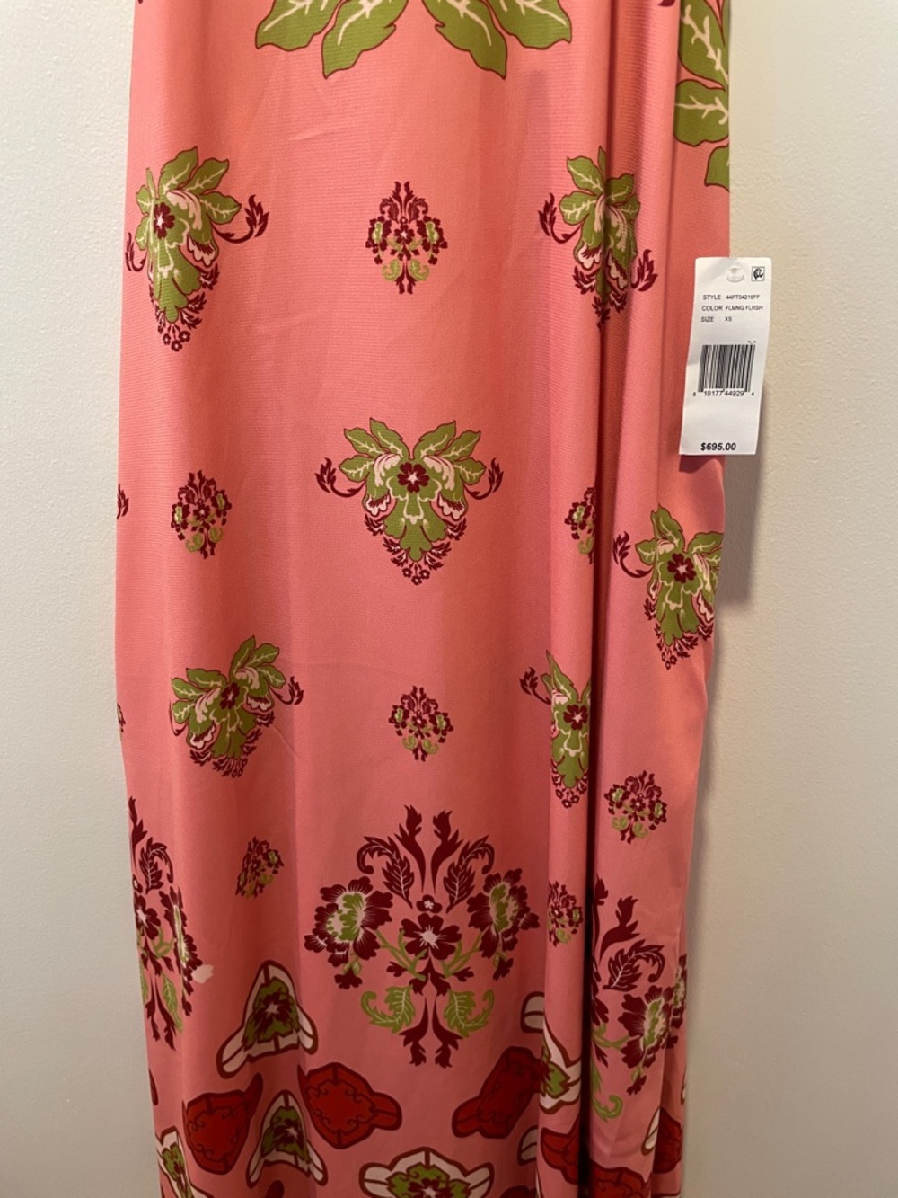 MESTIZA New York Halter-Neck Pink Floral Maxi Dress - Picture 6 of 13